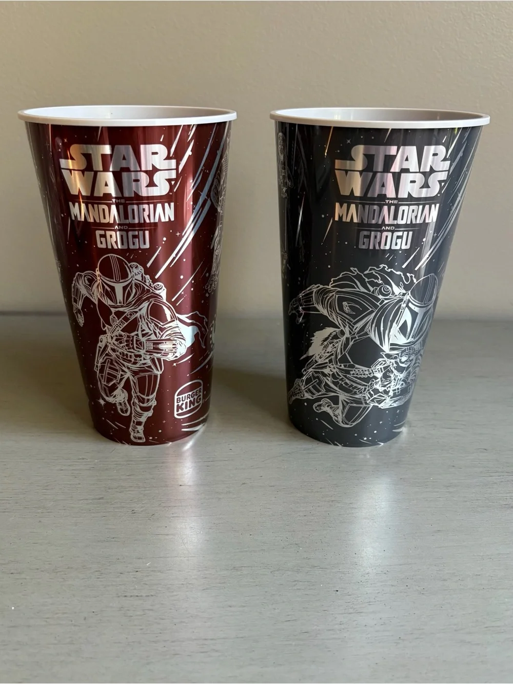 2026 Burger King Star Wars The Mandalorian & Grogu Collectable Cups NEW